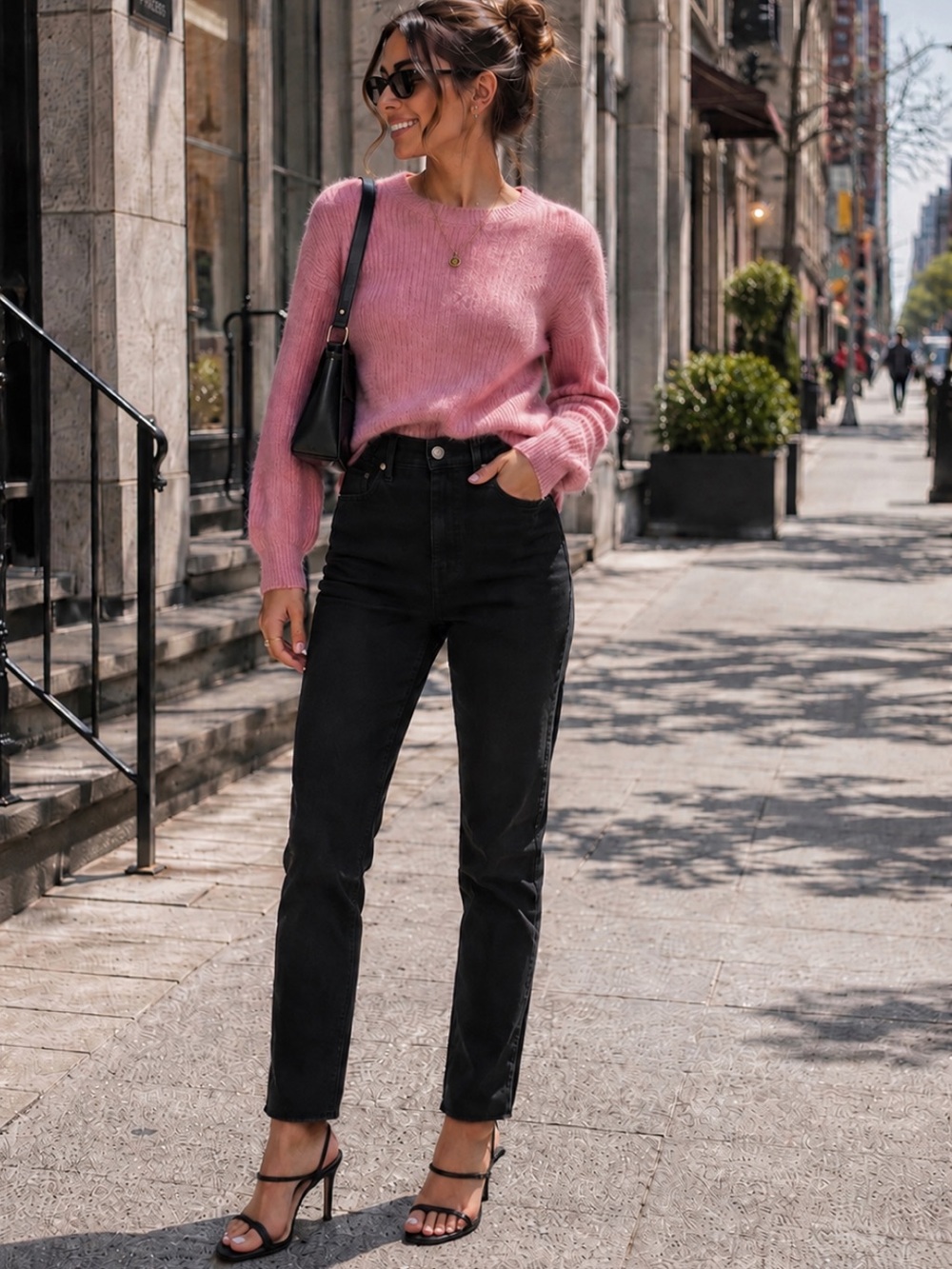 Buffalo David Bitton Black Straight Leg Jeans Classic Style❤️Hight rise❤️25